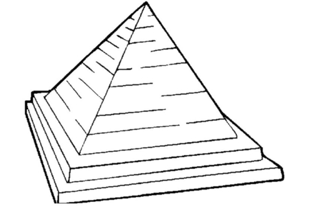 Coloriage Pyramide – 10doigts.fr